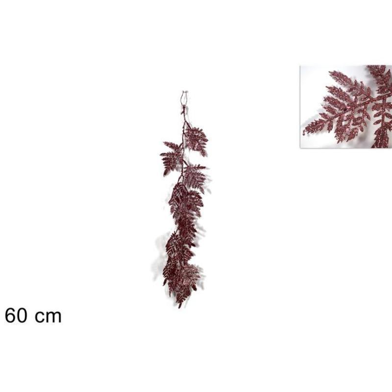 RAMA 60CM. GLITERADO ROSA ANTIGUO