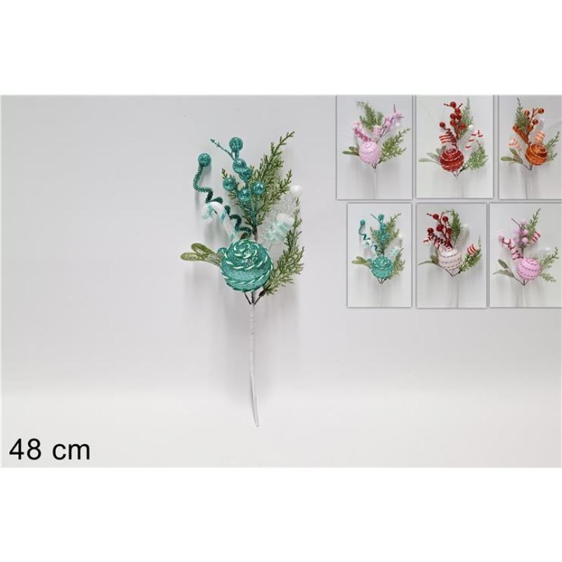 VARA DEC NAVID 36 CM 6 COL