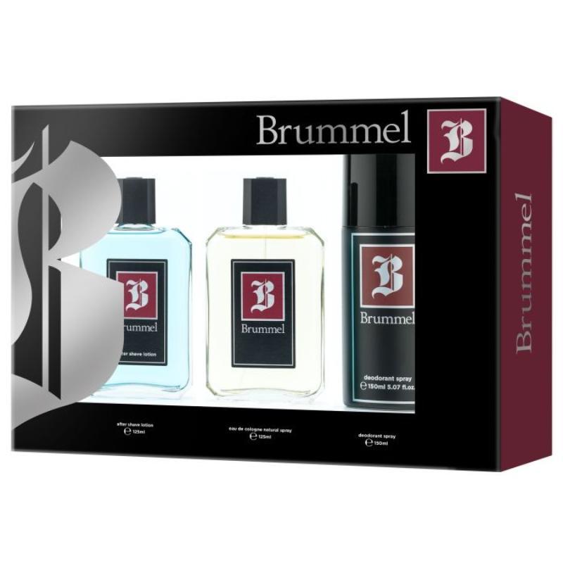 BRUMMEL COLONIA 125 ML+ DESD 150ML+MASAJE 125 ML ESTUCHE