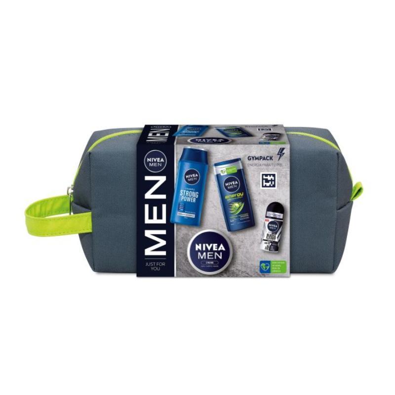 NIVEA MEN CREMA 150 ML LATA+GEL250+CHAMP250+DEO50+ NECESER
