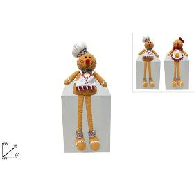 HOMBRE DE MAZAPAN SENTADO 58 CM