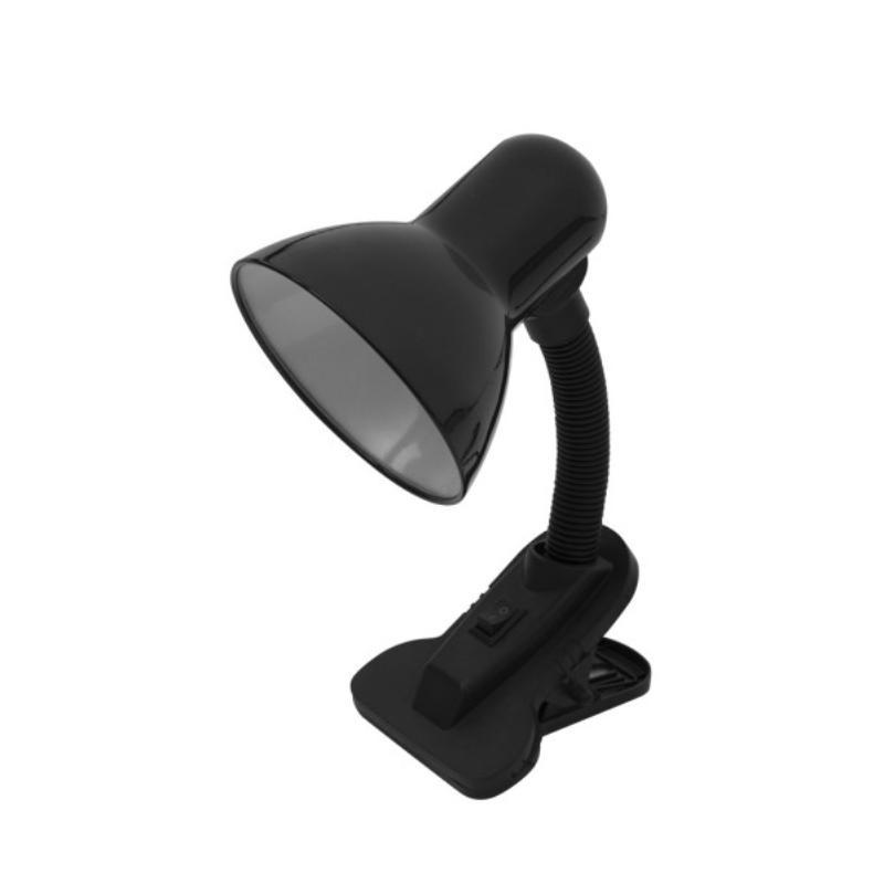 FLEXOS YEZCO 1XE27 NEGRO FIJACION C/PINZA FLEXIBLE ORIENTABLE 26X11.5X12 CM