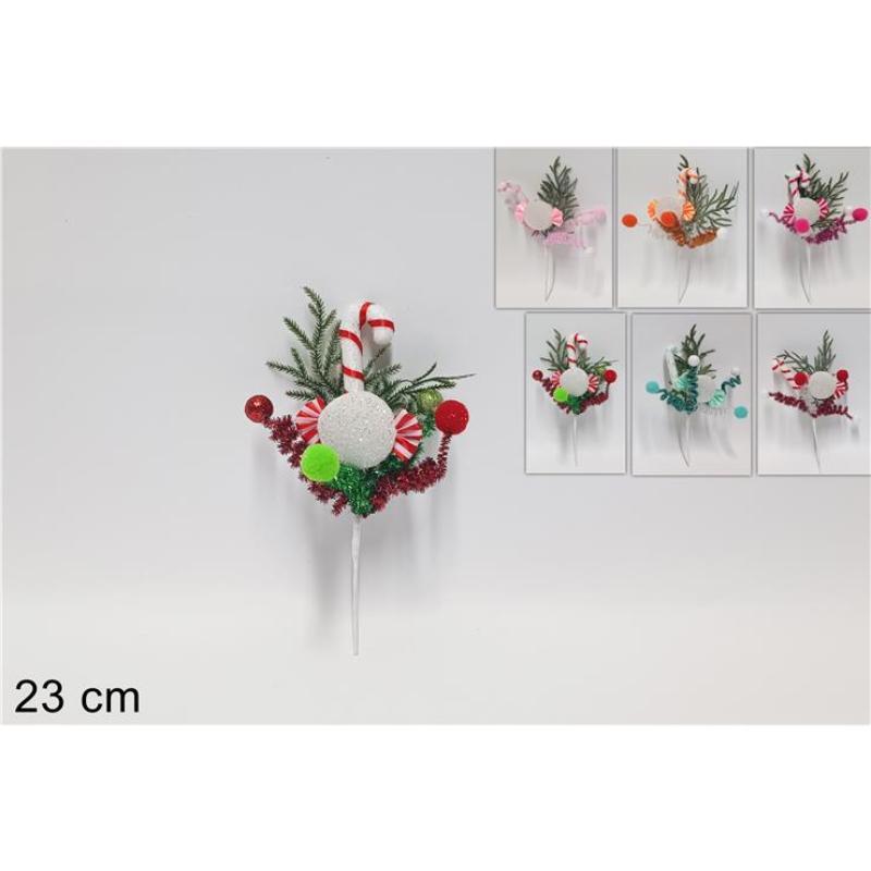 VARA CON BSATONCILLOS Y CARAMELOS 23 CM