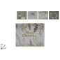 BOLSA REGALO NAVIDAD CON DECO ORO 31X26X12 CM