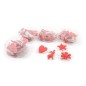 PAQUETE 12 PINZAS MADERA C/FIELTRO ROJO 9X4 CM