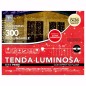 CORTINA LUCES 300 LED BLANCO CALIDO CON FLAS 5 H X 1 M