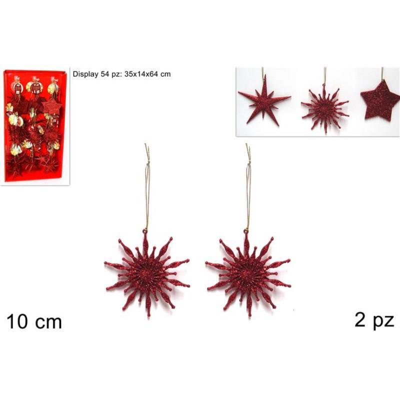 COLGANTE NAV 2 PIEZAS ROJO