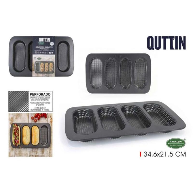 MOLDE 4 BAGUETTE PERFORAD 34.6X21.5 CM