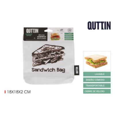 BOLSA PARA SANDWICH REUTILZABLE QUTTIN