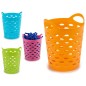 CESTA PLASTICO REDONDA MULTIUSOS SURT