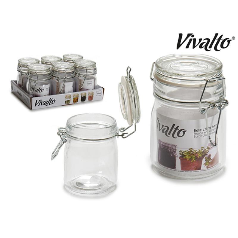 TARRO CRISTAL REDONDO HERMETICO 150 ML