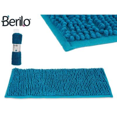 ALFOMBRA BAÑO AZUL MAR 40X60 CM