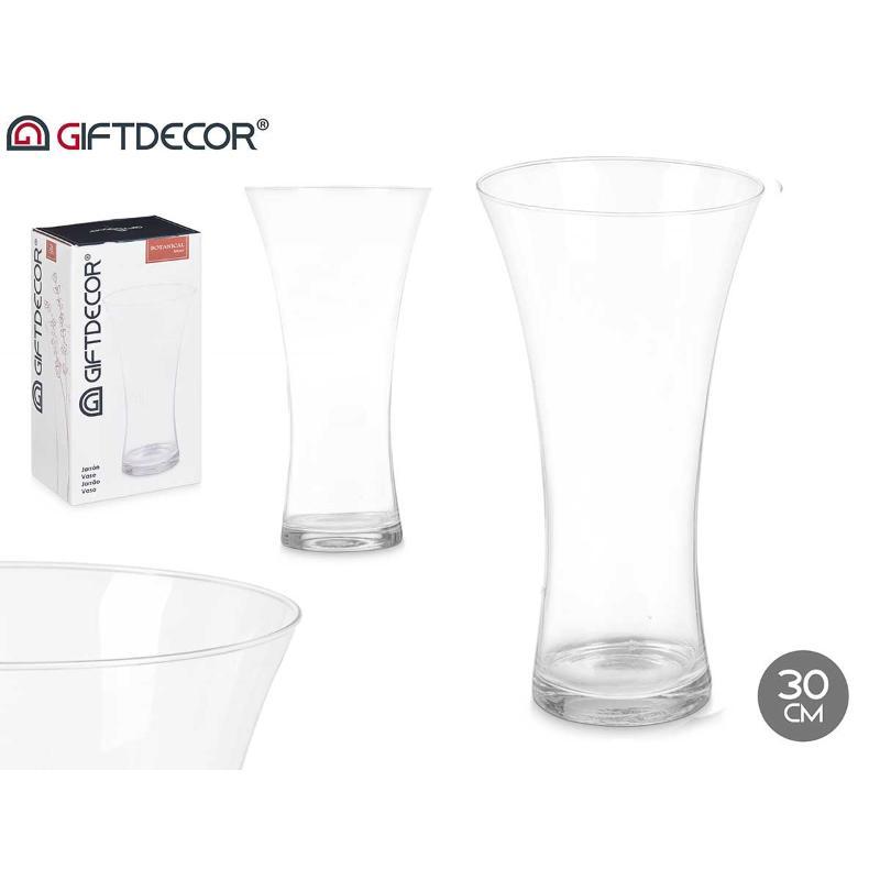 JARRON CRISTAL BOCA ANCHA 30 CM