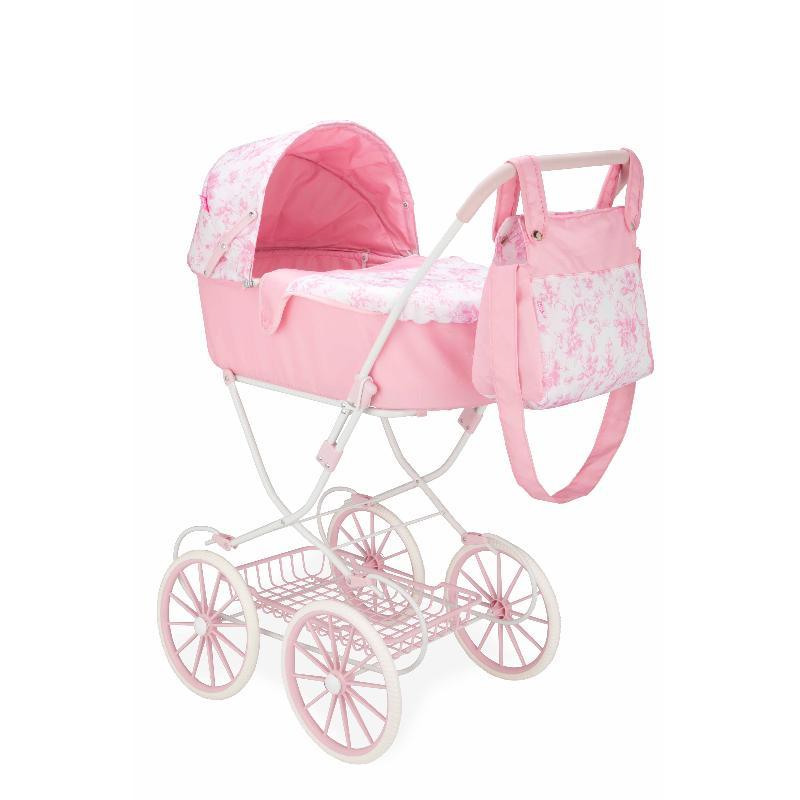 COCHE CAPOTA VALENTINA 42X72X93 CM C/BOLSO (ALTURA MANILLAR 90 CM)