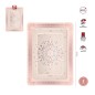 BANDEJA METALIZADAS CARTON XMAS ROSE 25X34 CM 2 UD
