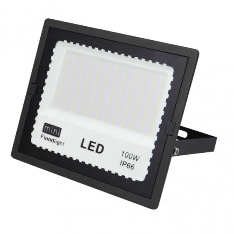 PROYECTOR ZIRCON 100W 6500K NEGRO 10000LM 18.5X23X2.7 CM