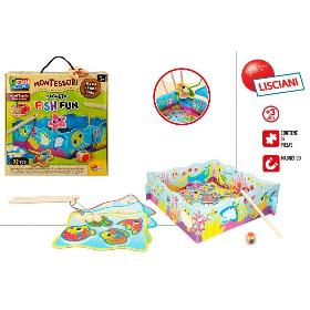 JUEGO MONTESSORI MADERA PESCA MAGNETICO