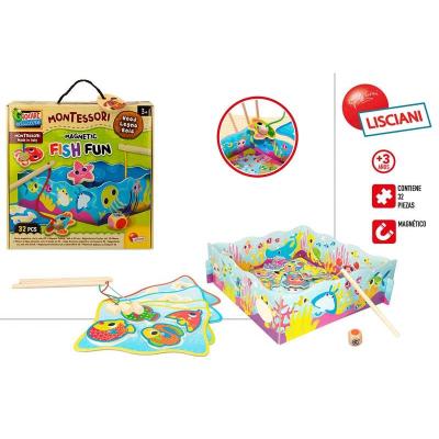 JUEGO MONTESSORI MADERA PESCA MAGNETICO