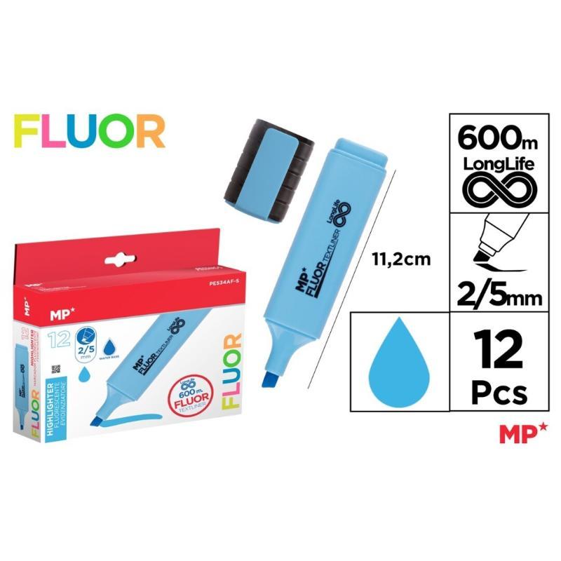 MARCADOR FLUORESCENTE AZUL