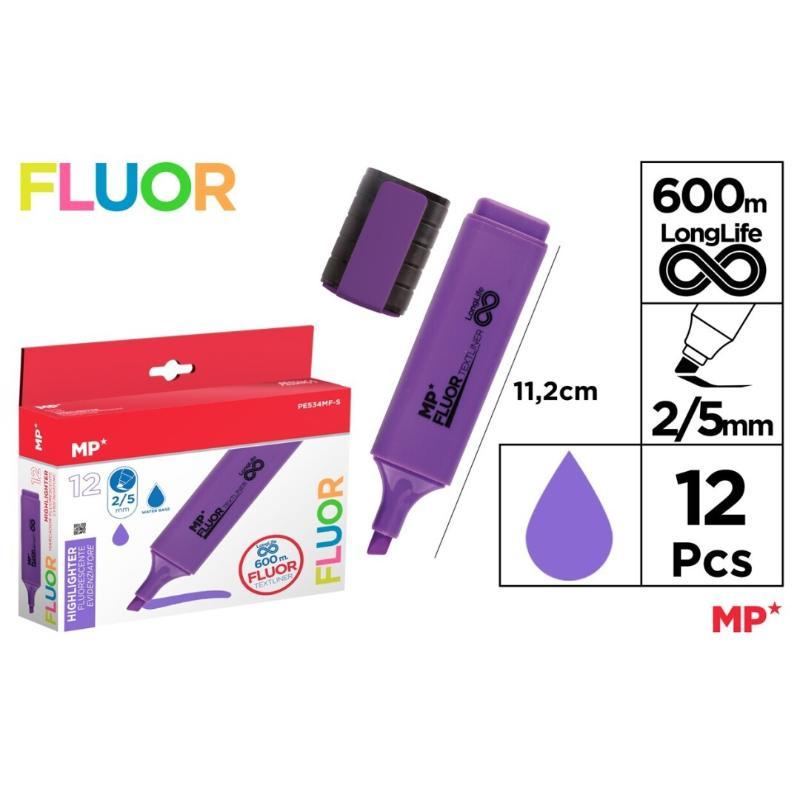 MARCADOR FLUORESCENTE MORADO