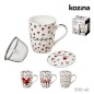 TAZA INFUSION C/FILTRO 300 ML LOVE