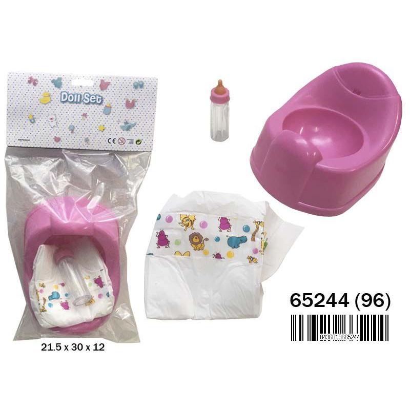 BOLA ORINAL, PAÑA Y BIBERON