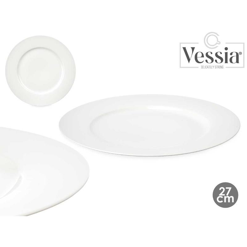 PLATO LLANO PORCELANA 27 CM