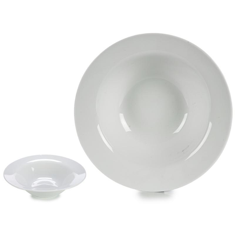 PLATO PASTA PORCELANA 23 CM BLANCO