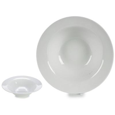 PLATO PASTA PORCELANA 23 CM BLANCO