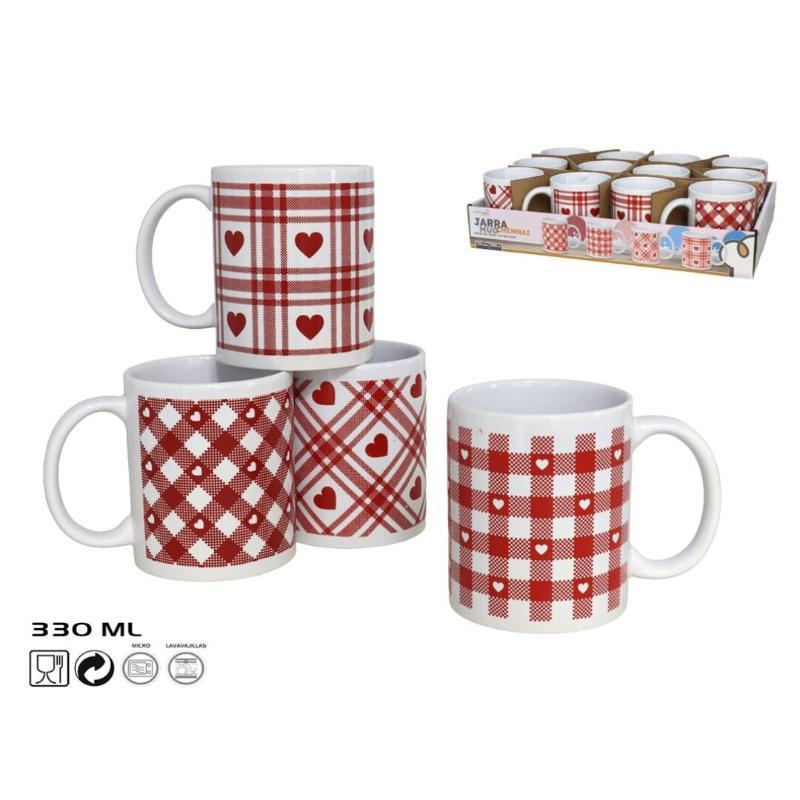 JARRA MUG GRES 330 ML CHENNAI 4 SURT