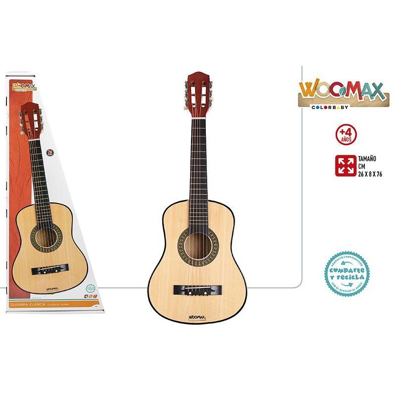 GUITARRA DE MADERA 76 CM +4A