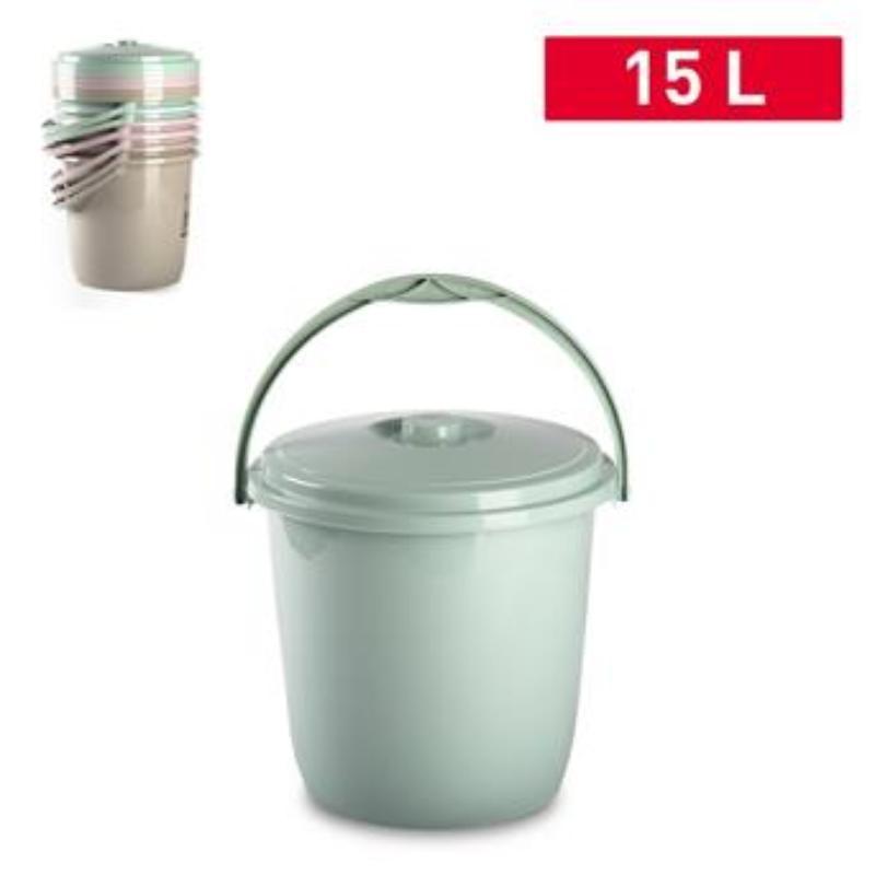 CUBO BASURA ECO 15L. SURTIDO COLORES VRM