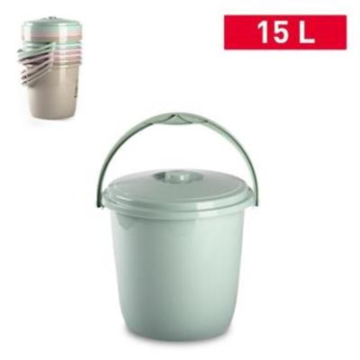CUBO BASURA ECO 15L. SURTIDO COLORES VRM