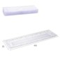 BANDEJA PLASTICO RECTANGULAR CRYSTAL TRANSPARENTE  15X46CM. SURTIDO