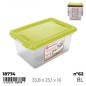 CAJA Nº 62 NEW BOX CON CIERRES 8 L DISPONIBLE EN AZUL, MAGENTA Y VERDE