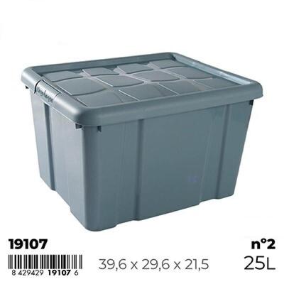 CAJA Nº2 NEW BOX CON CIERRES 25 L