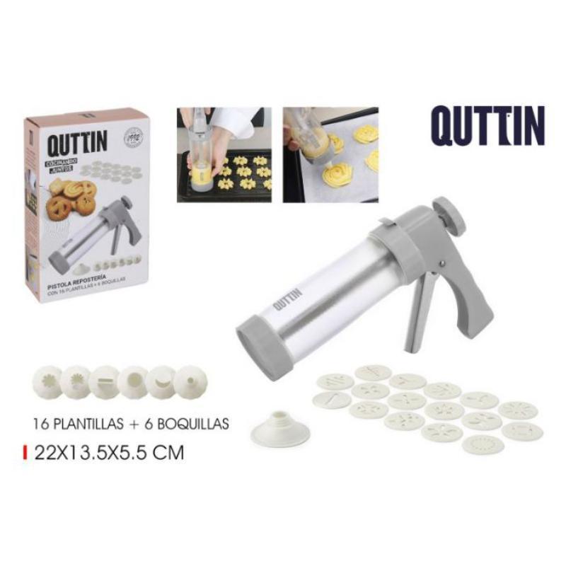 PISTOLA REPOSTERIA 16 PRENSA + 6 BOQ. QUTTIN