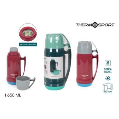 TERMO PLAST C/TAZA 0.65 L THERMOSPORT