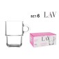 SET 6 MUGS 360 CC APILABLES