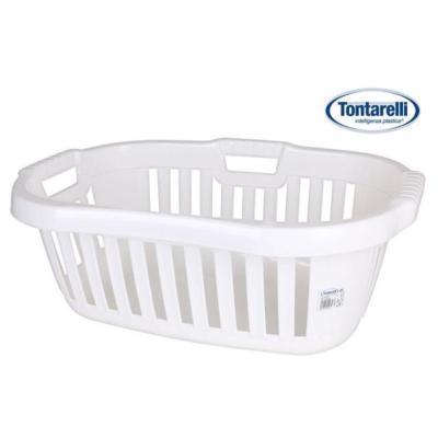 CESTA ROPA ERGONOMICA 50L HIPSTER BLANCO