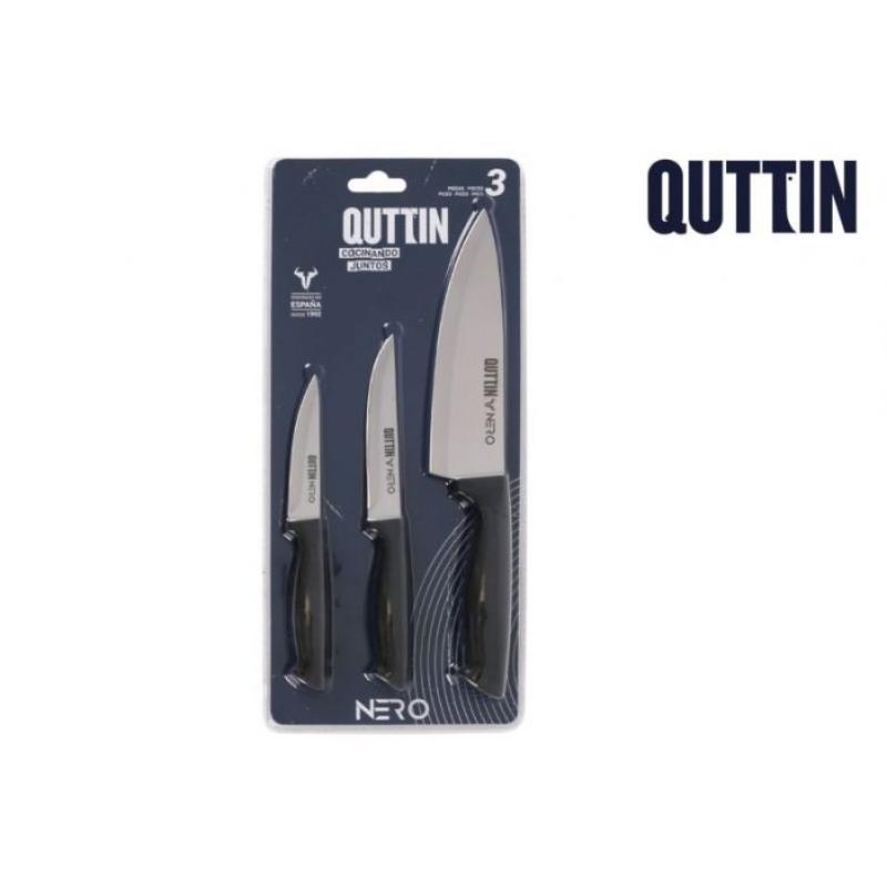 SET 3 PZS CUCH. CHEF MULT. Y PELADOR NEGRO