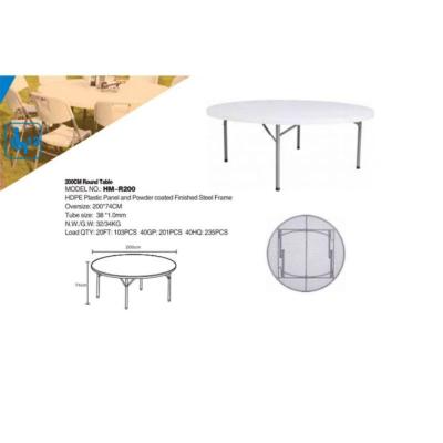 MESA CATERING PVC 200*74 CM