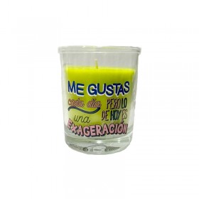 VELA VASO PERF. MENSAJE EXAGERACION