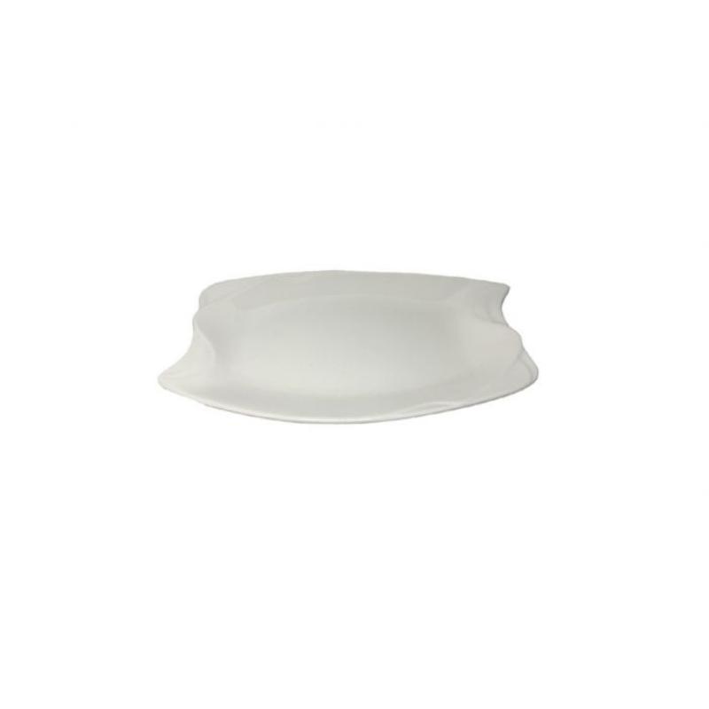 FUENTE BLANCA OVAL 31 CM