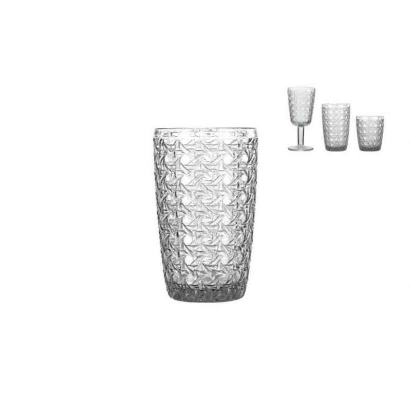 VASO CRISTAL CROSS 380 ML TRANSPARENTE