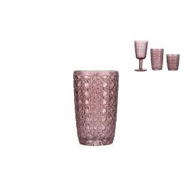 VASO CRISTAL CROSS 380 ML ROSA