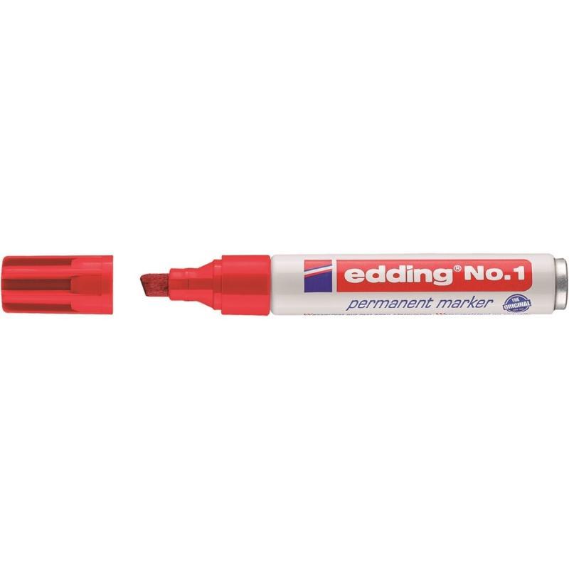 EDDING MARCADOR PERMANENTE NO.1 ROJO