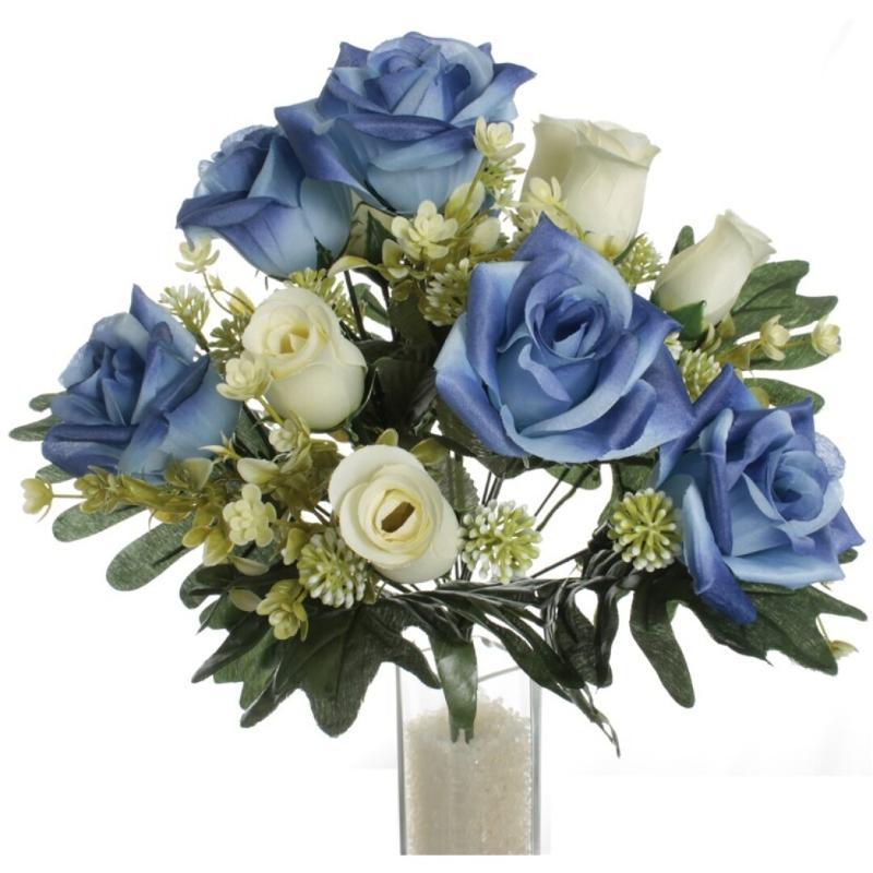 RAMO ROSAS CAPULLOS AZUL