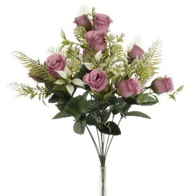 RAMO ROSAS CAPULLOS MALVA