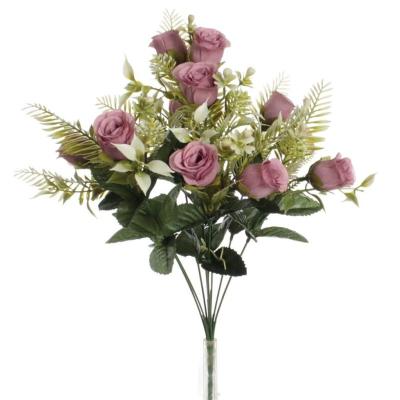 RAMO ROSAS CAPULLOS MALVA